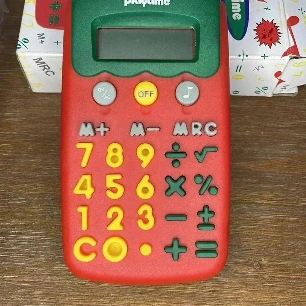 Playtime Junior Calculator with Beep Sound